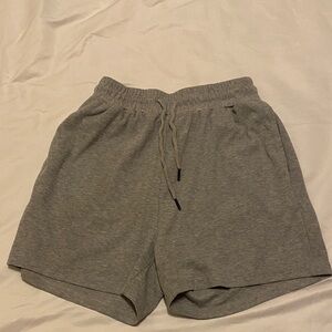 Women's High Waist Gray Shorts